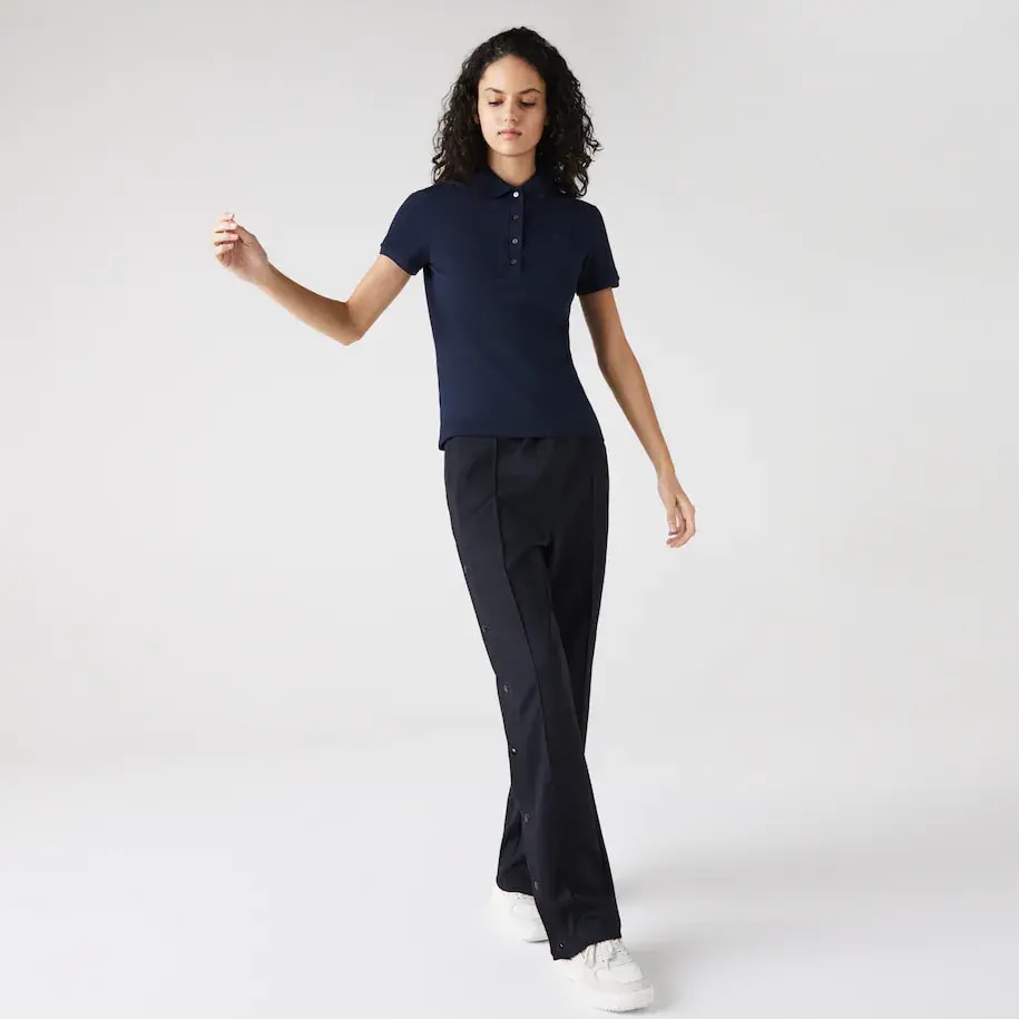 Áo Lacoste Slim Fit Polo Shirt Pique 'Dark Blue' — ảnh 2