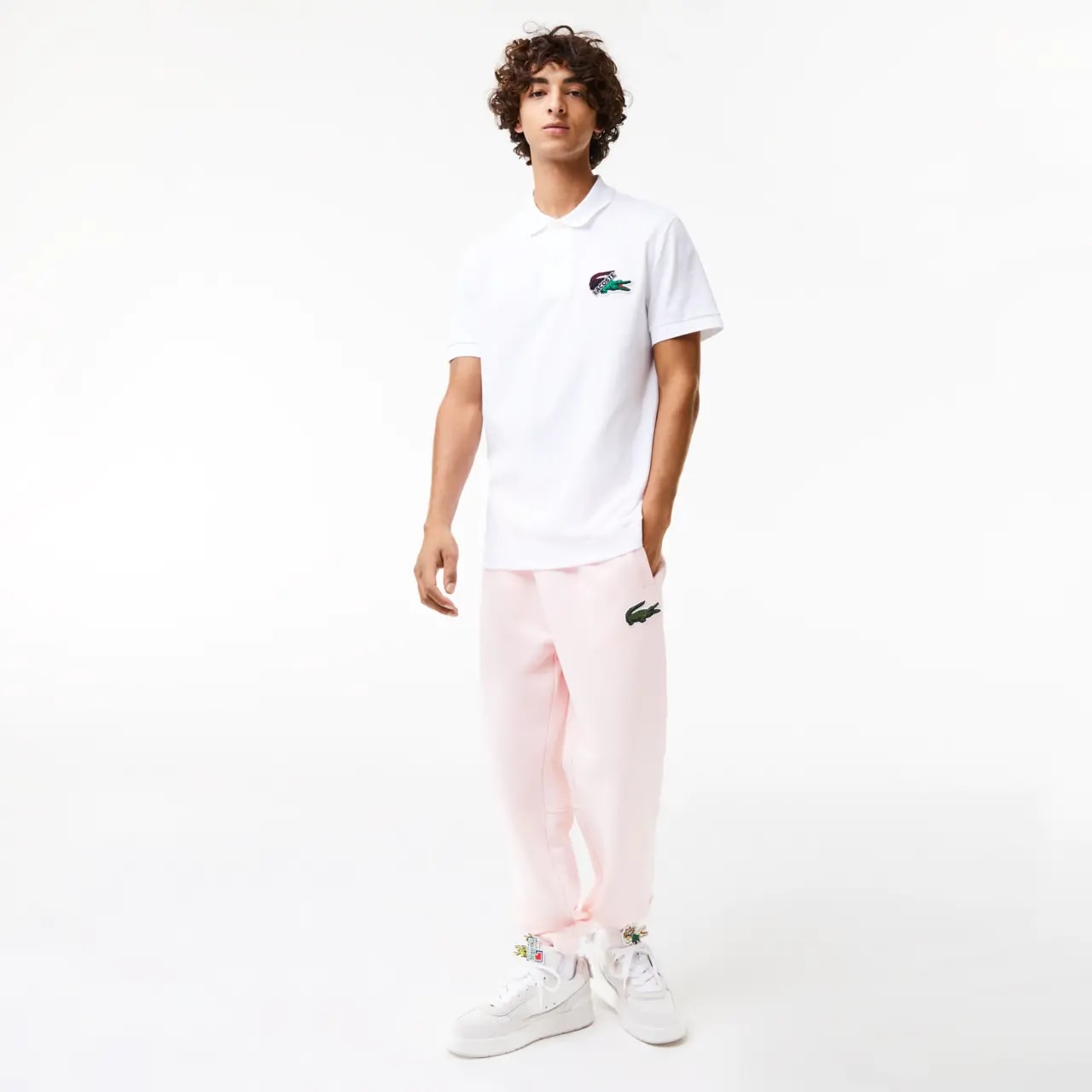 Áo Lacoste Organic Cotton Piqué Polo 'White' PH1369-001 — ảnh 3