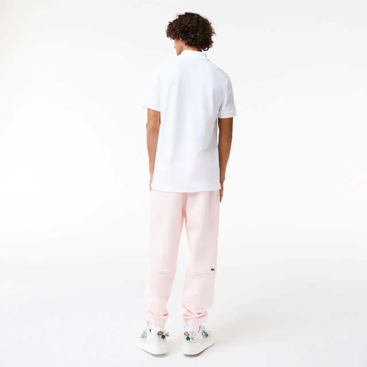 Áo Lacoste Organic Cotton Piqué Polo 'White' PH1369-001 — ảnh 4