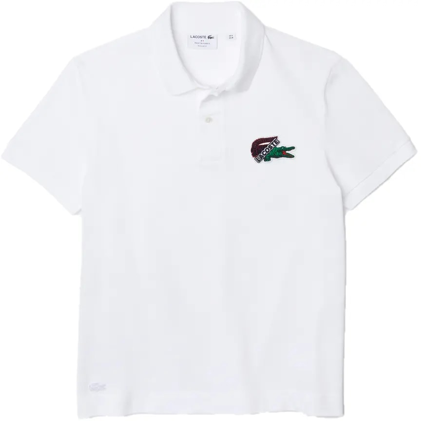 Áo Lacoste Organic Cotton Piqué Polo 'White' PH1369-001 — kich-thuoc: M