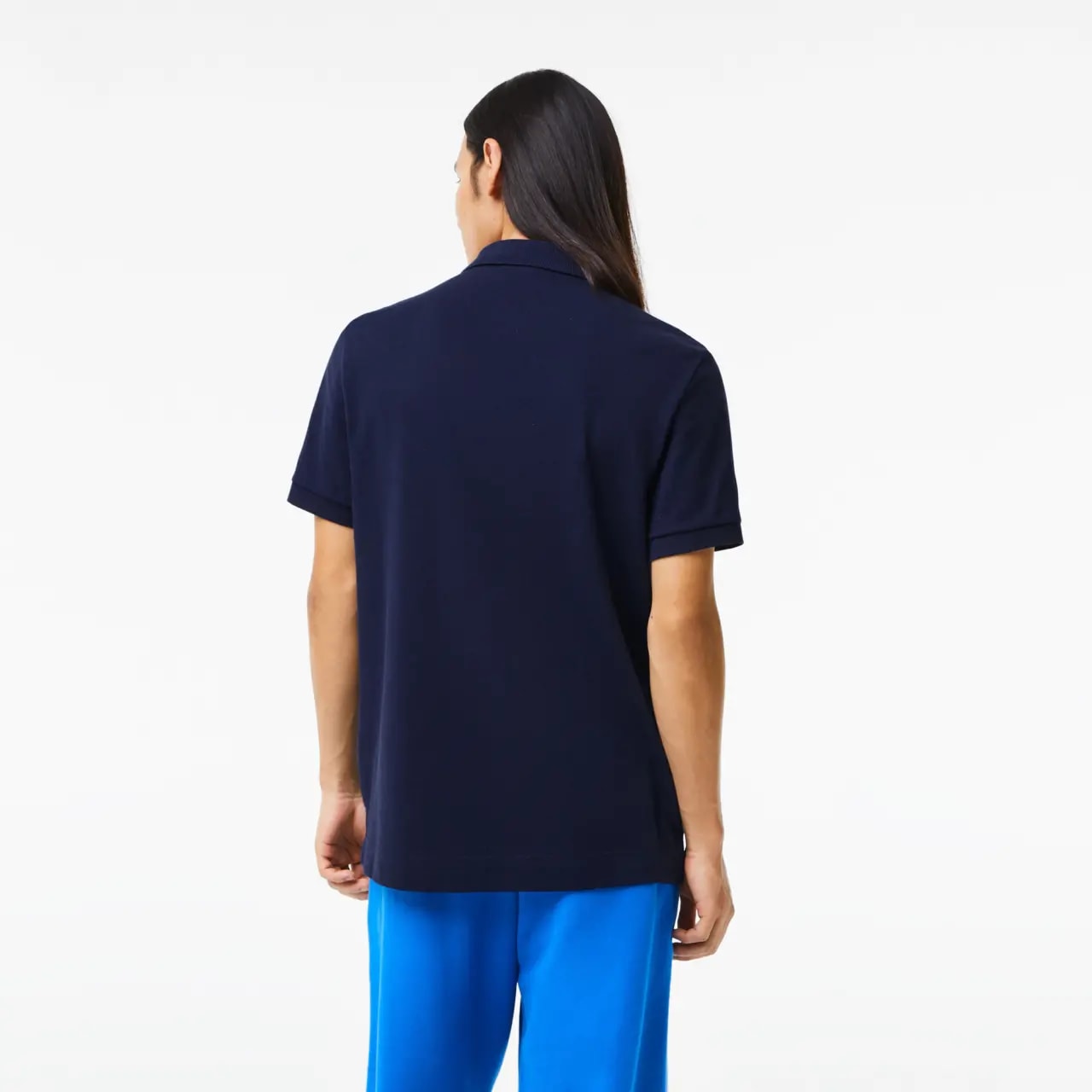 Áo Lacoste Organic Cotton Piqué Polo 'Blue' PH1369-166 — ảnh 4