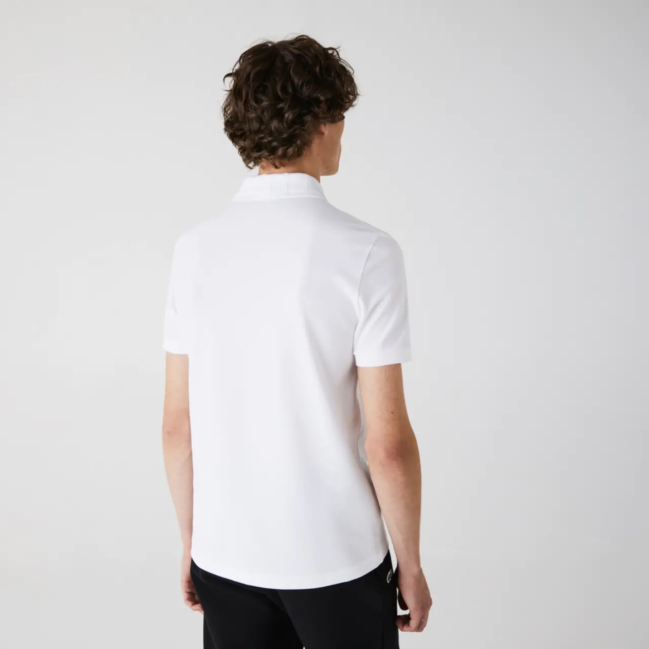 Áo Lacoste Men's Slim Fit Stretch Cotton Pique Polo Shirt PH1848-001 — ảnh 3
