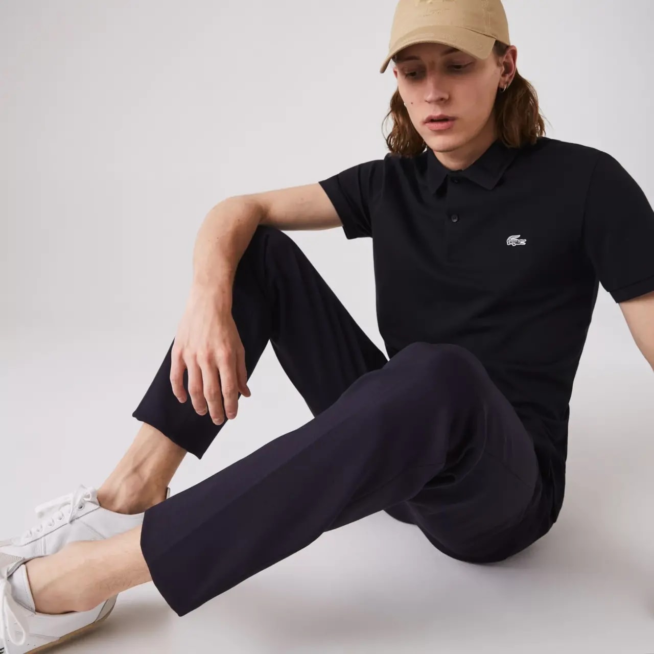 Áo Lacoste Men's Slim Fit Stretch Cotton Pique Polo Shirt PH1848-HDE — ảnh 2