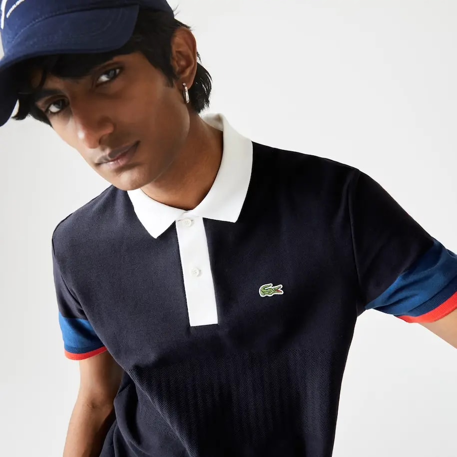 Áo Lacoste Made in France Regular Fit Polo Shirt PH1885-8BV — ảnh 5