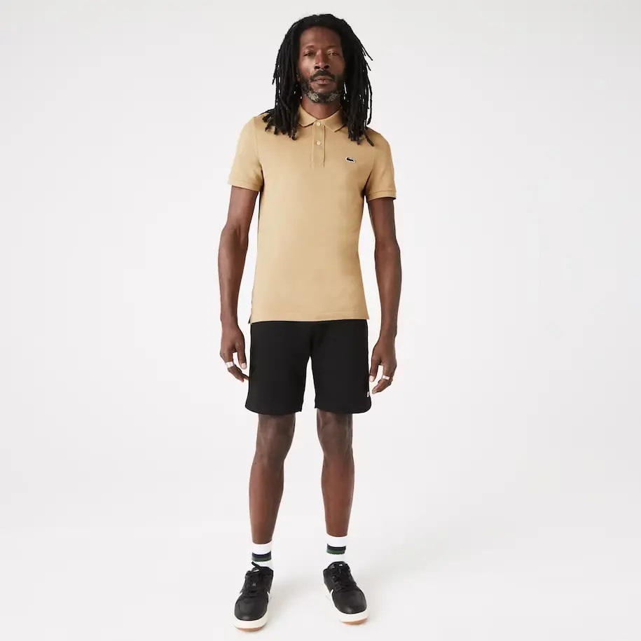 Áo Lacoste Slim fit Polo Shirt 'Beige' PH4012-51-02S — ảnh 4