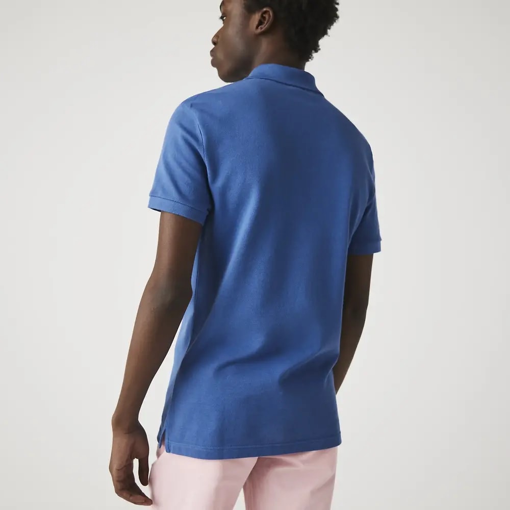 Áo Lacoste Slim Fit Polo 'Blue' PH4012-11-HN8 — ảnh 4