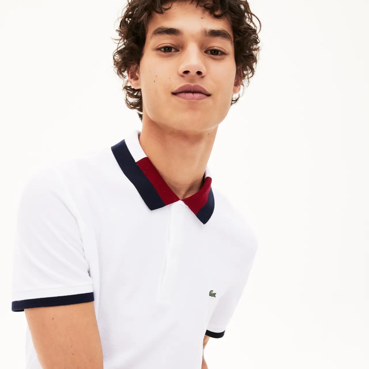 Áo Lacoste Men's Contrast Cotton Polo Shirt PH5095-TU8 — ảnh 2