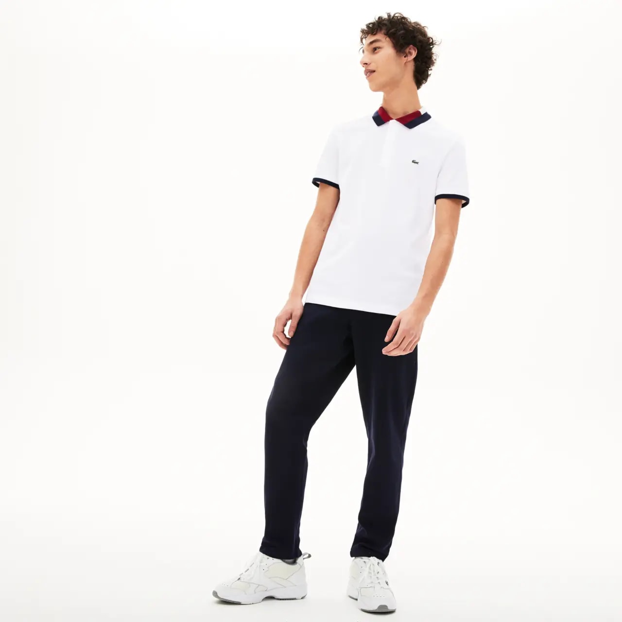 Áo Lacoste Men's Contrast Cotton Polo Shirt PH5095-TU8 — ảnh 5