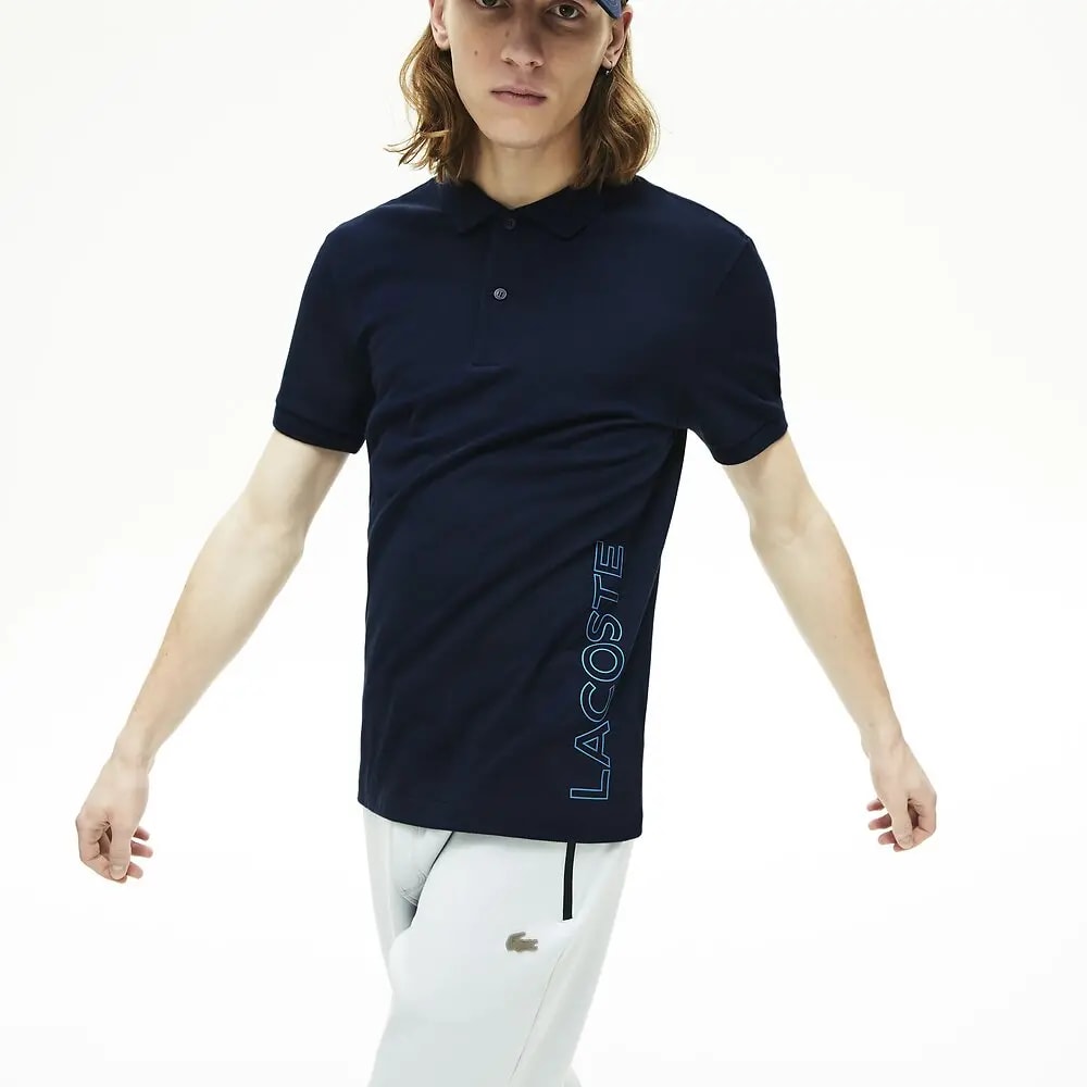 Áo Lacoste Men's Branded Cotton Polo Shirt PH5102-166 — ảnh 4