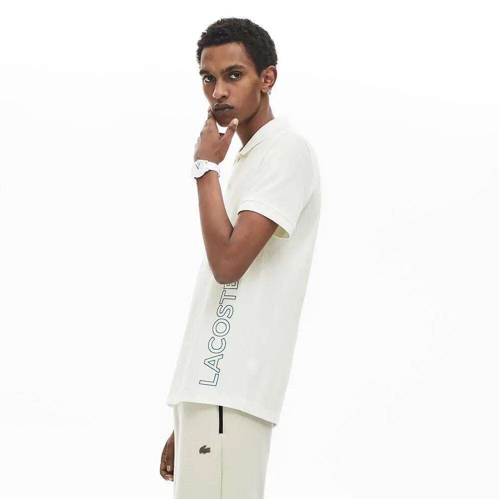 Áo Lacoste Men's Branded Cotton Polo Shirt PH5102-70V — ảnh 5