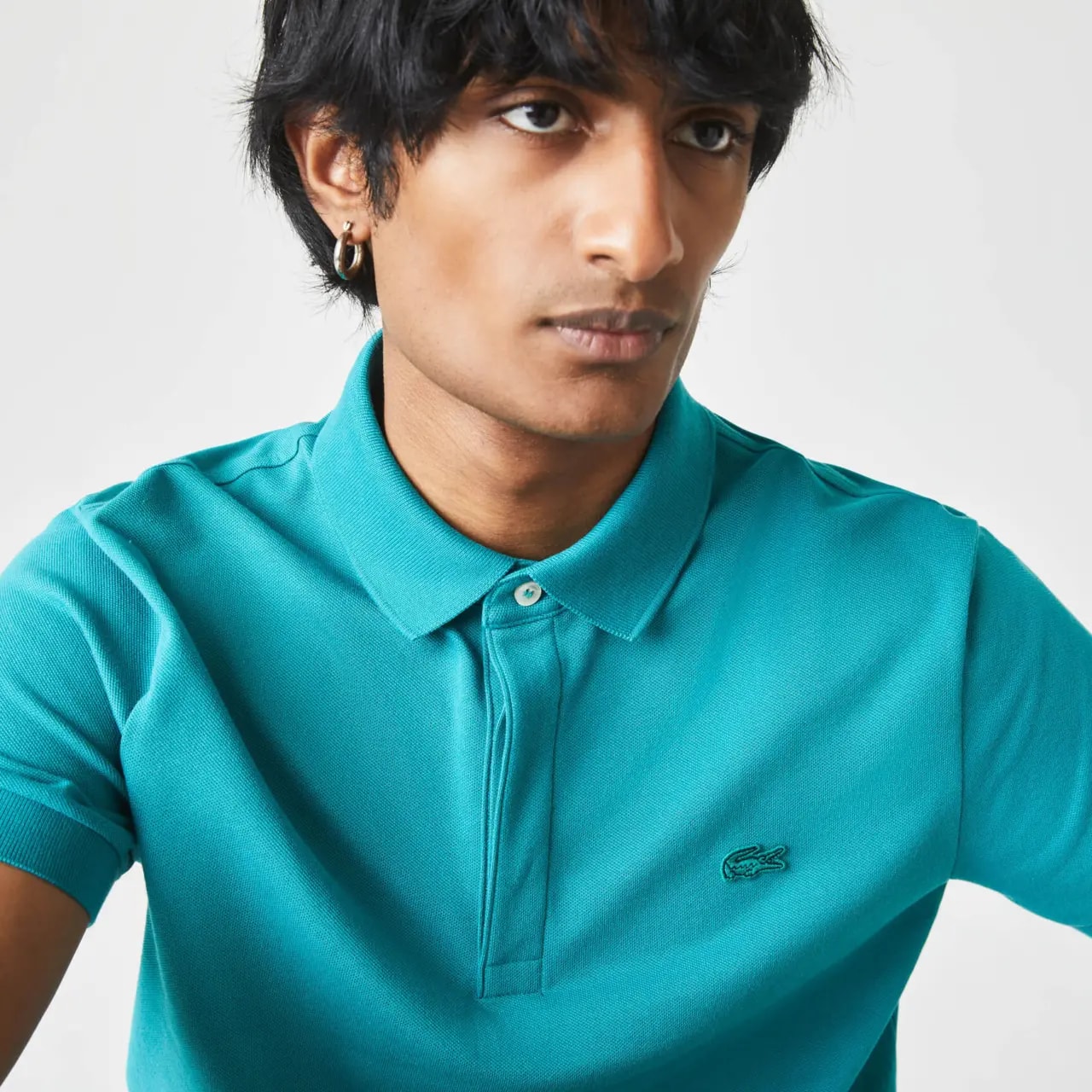 Áo Lacoste Paris Polo Regular Fit Stretch 'Blue' PH5522-F5T — ảnh 3
