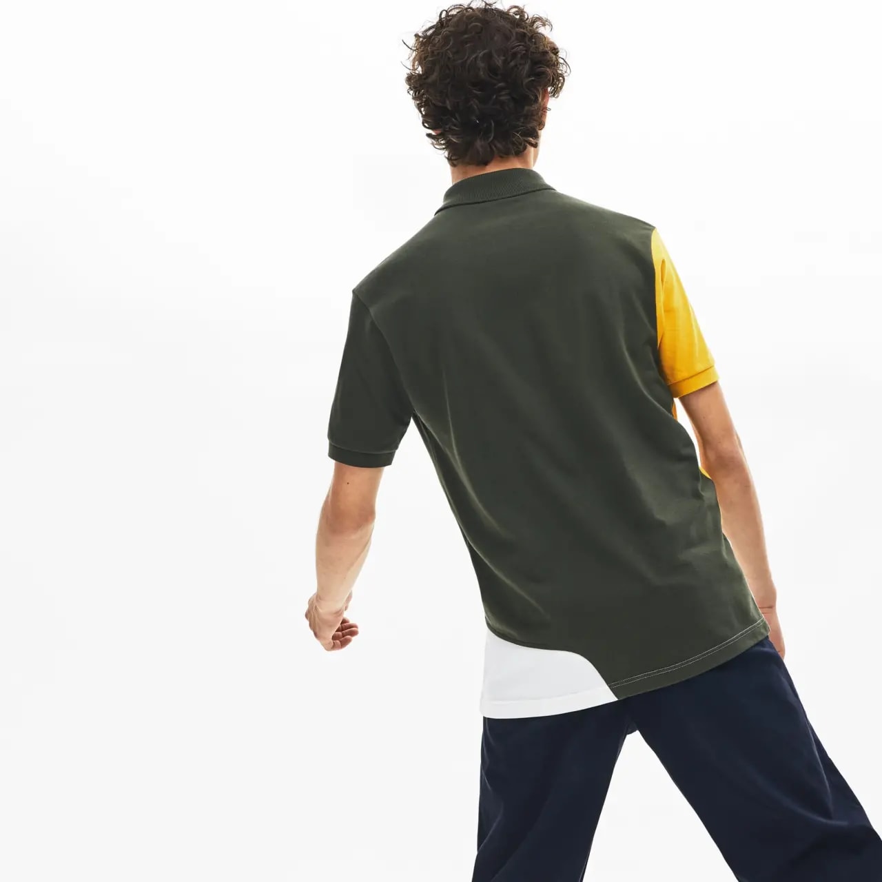Áo Lacoste L.12.12 Colourblock Piqué Polo Shirt PH8526-22V — ảnh 3