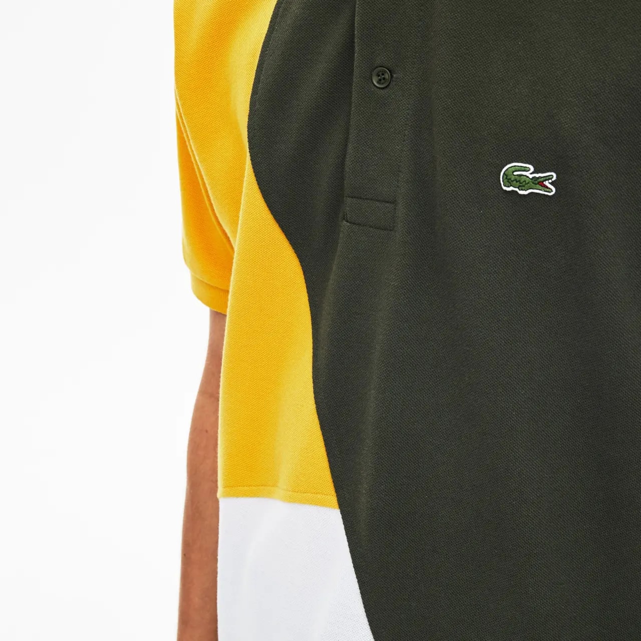Áo Lacoste L.12.12 Colourblock Piqué Polo Shirt PH8526-22V — ảnh 2