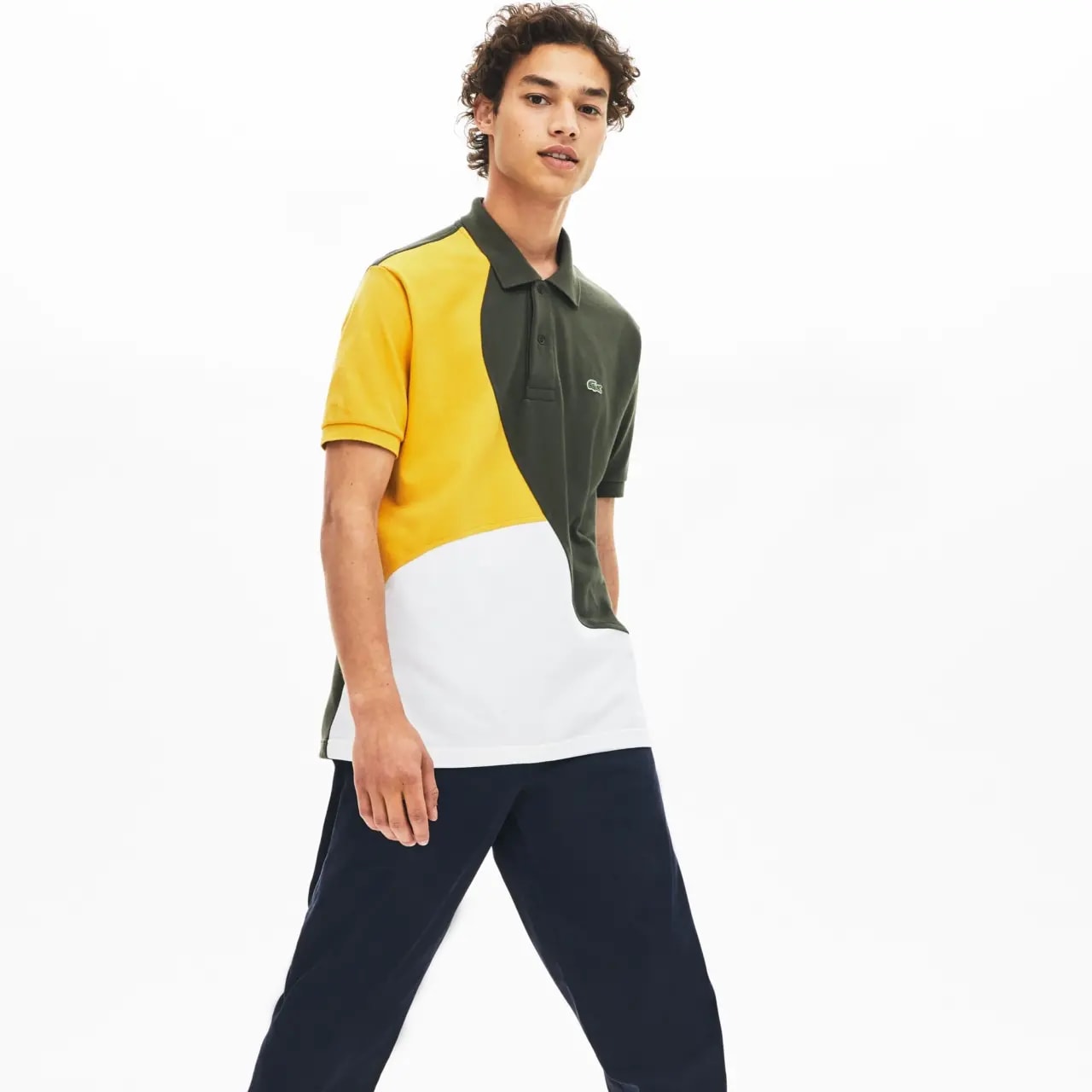 Áo Lacoste L.12.12 Colourblock Piqué Polo Shirt PH8526-22V — ảnh 4