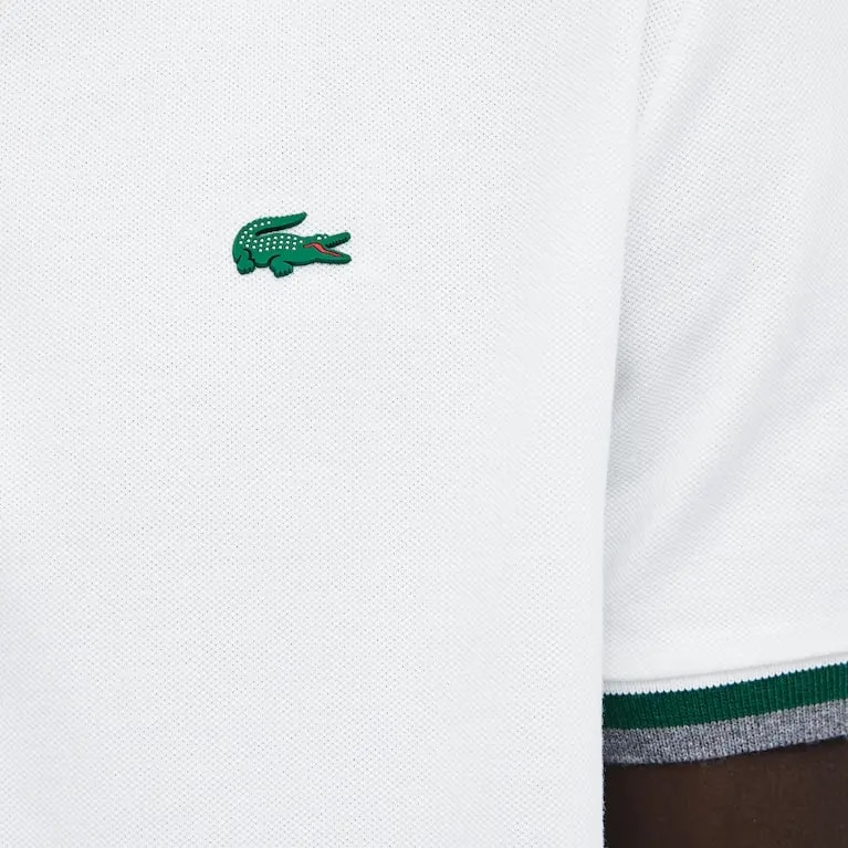 Áo Lacoste Slim Fit Contrast Accents Stretch Pima Piqué Polo — ảnh 3