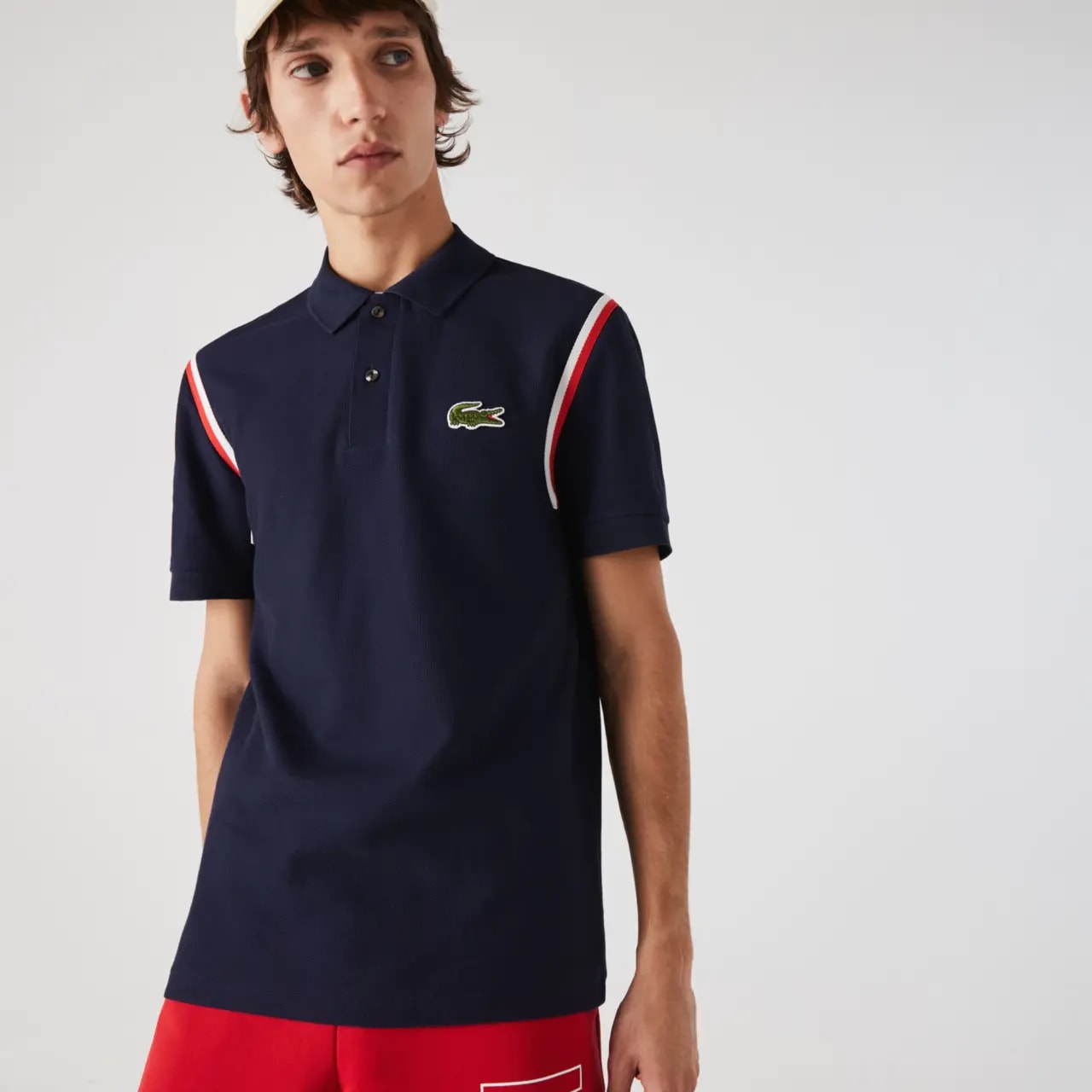 Áo Lacoste Made In France Regular Fit Organic Cotton Polo Shirt PH9728-166 — ảnh 3