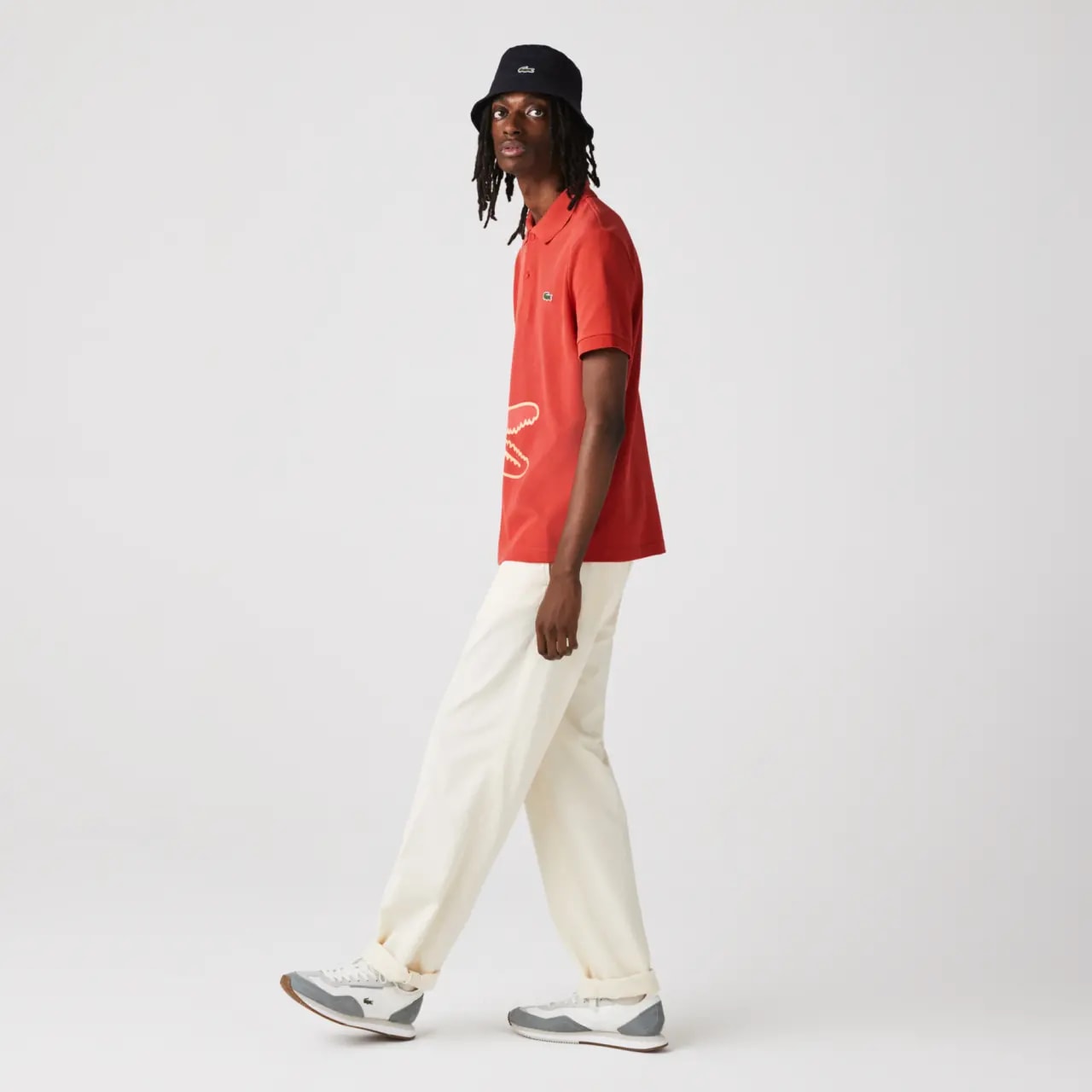 Áo Lacoste Regular Fit Crocodile Print Polo Shirt PH9739-67G — ảnh 4