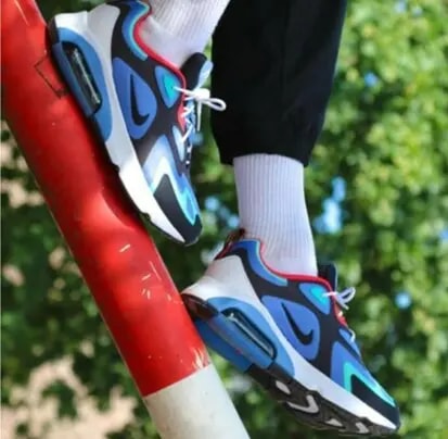 Giày Nike Air Max 200 GS 'Royal Pulse' AT5627-400 — ảnh 5