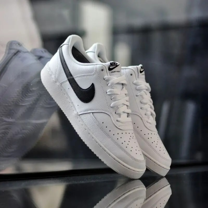 Giày Nike Court Vision Low Next Nature 'White Black' DH2987-101 — ảnh 4