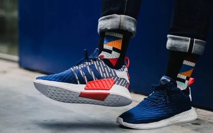 Giày Adidas NMD R2 Primeknit 'Collegiate Navy' BB2952 — ảnh 4
