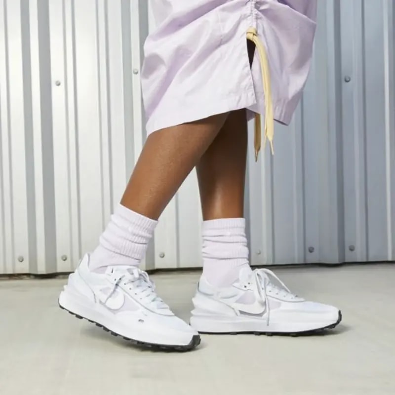Giày Nike Waffle One 'White Black White' DC2533-103 — ảnh 3