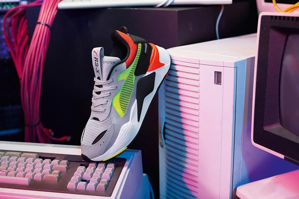 Giày Puma RS-X Hard drive Grey 'Yellow Red' 369818-01 — ảnh 2