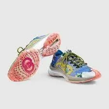 Giày Gucci Run Floral Sneaker 'Mutil Color' 698561-UZI10-8470 — ảnh 4