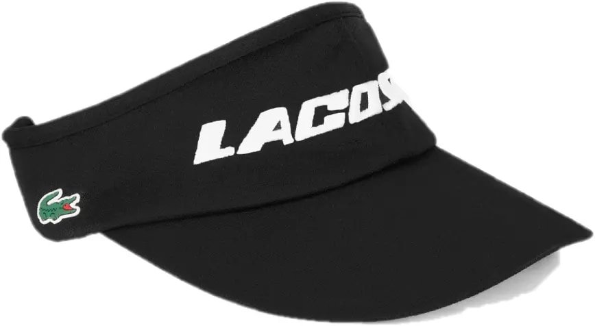 Mũ Lacoste Golf Lettering Point Sun Visor 'Black' RK245E-52N-031 — kich-thuoc: lien-he-order
