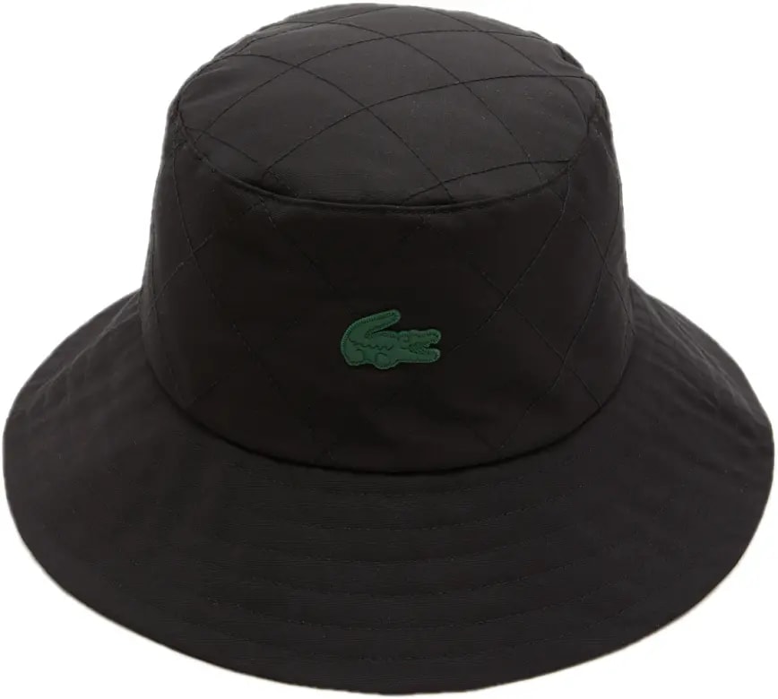 Mũ Lacoste Quilted Nylon Bucket 'Black' RK1783-52N-031 — kich-thuoc: 1-size