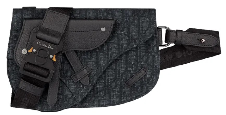 Túi Dior Saddle Pouch 'Black Dior' 1ADPO044YKY-H00N — kich-thuoc: 24-x-17-5-x-5-cm