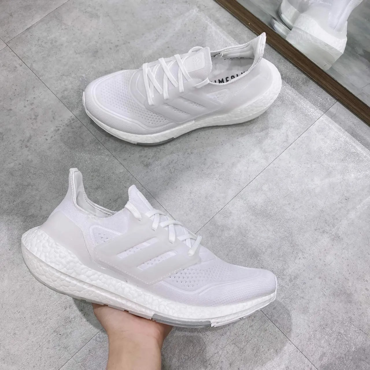 Giày Adidas UltraBoost 21 'Cloud White' FY0379 — ảnh 2