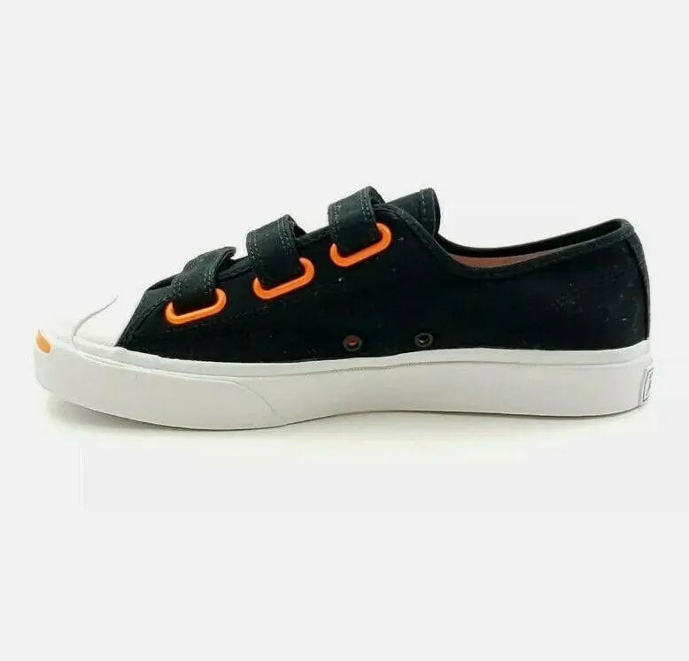 Giày Converse Jack Purcell 3V 'Black Orange' 168136C — ảnh 3