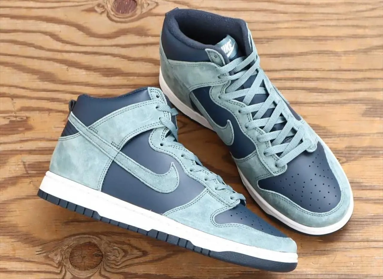 Giày Nike Dunk High Retro Premium 'Navy' DQ7679-400 — ảnh 4