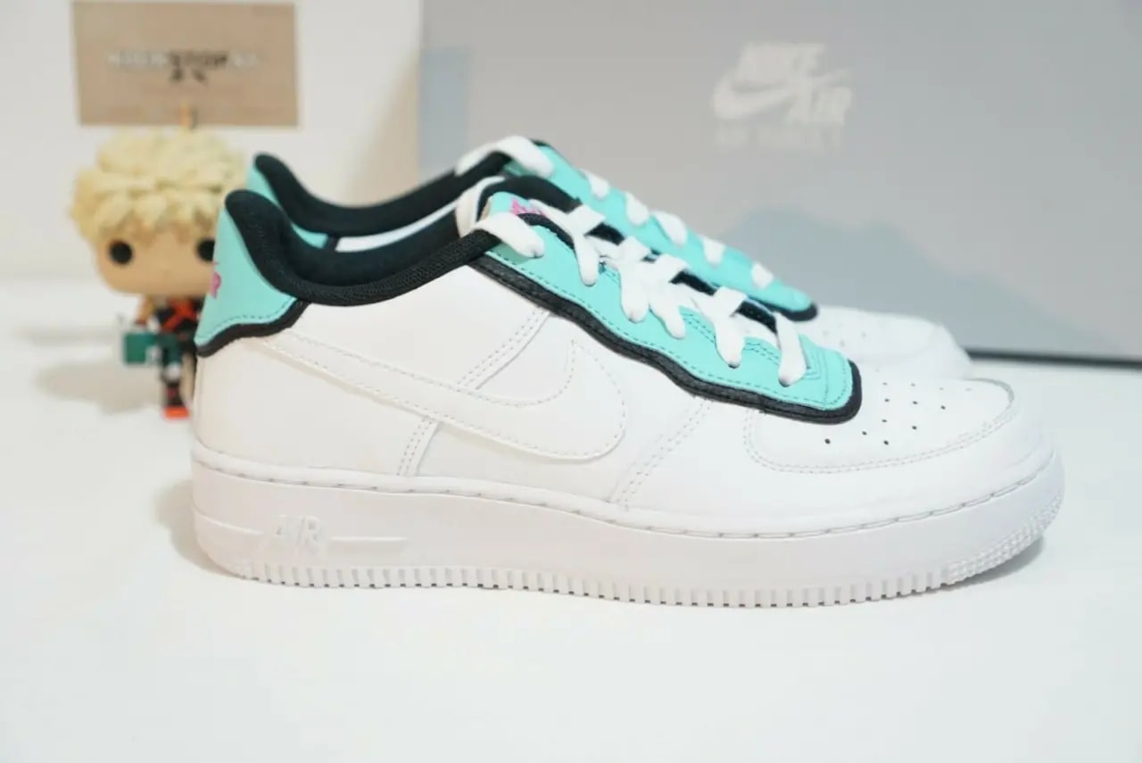 Giày Nike Air Force 1 Double Layer 'Aqua Black' BV1084-100 — ảnh 4