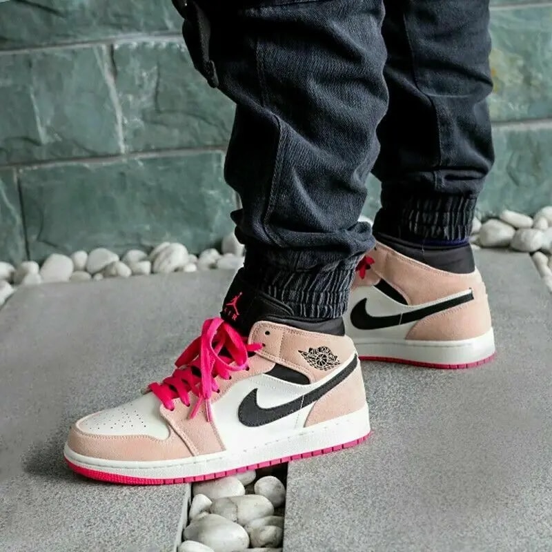 Giày Nike Air Jordan 1 Mid SE 'Crimson Tint' 852542-801 — ảnh 2
