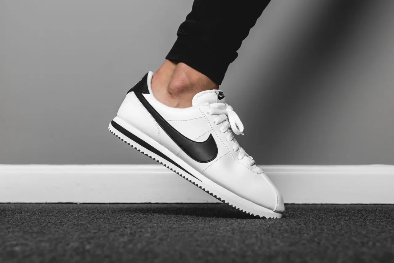 Giày Nike Cortez Leather OG 'White Black' 904764-102 — ảnh 4