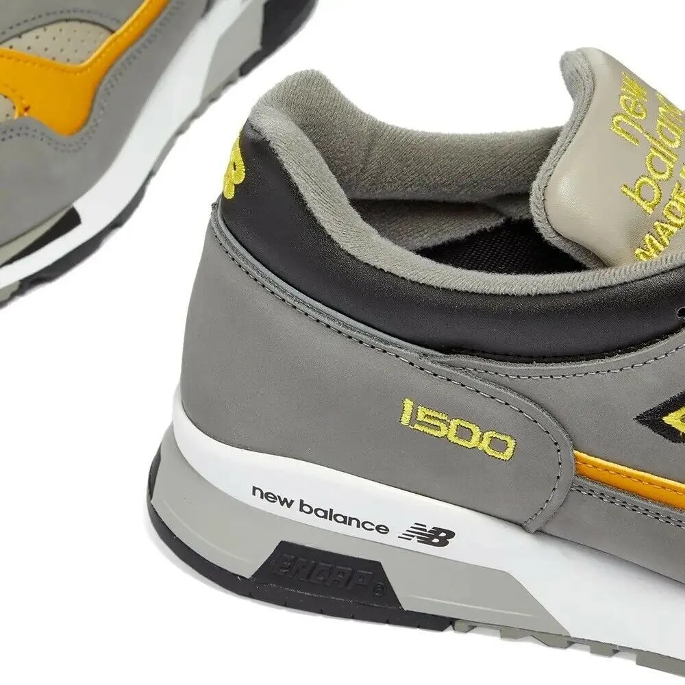 Giày New Balance 1500 Made in England 'Grey Yellow' M1500GGY — ảnh 4