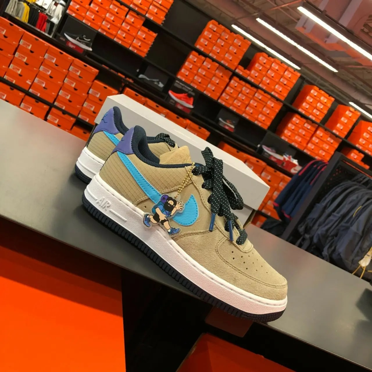 Giày Nike Air Force 1 LV8 2 GS 'Khaki' CN5710-201 — ảnh 3