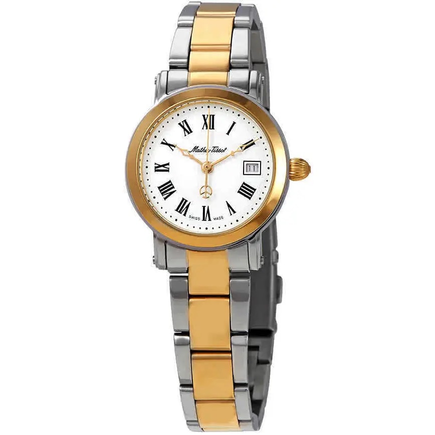Đồng Hồ Mathey Tissot City 'Silver Gold' D31186MBR — kich-thuoc: lien-he-order