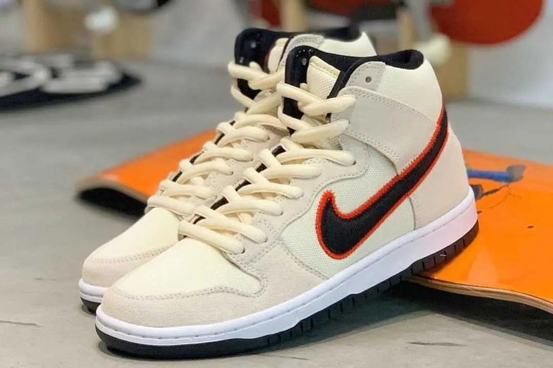Giày Nike SB Dunk High 'Giants' DO9394-100 — ảnh 4