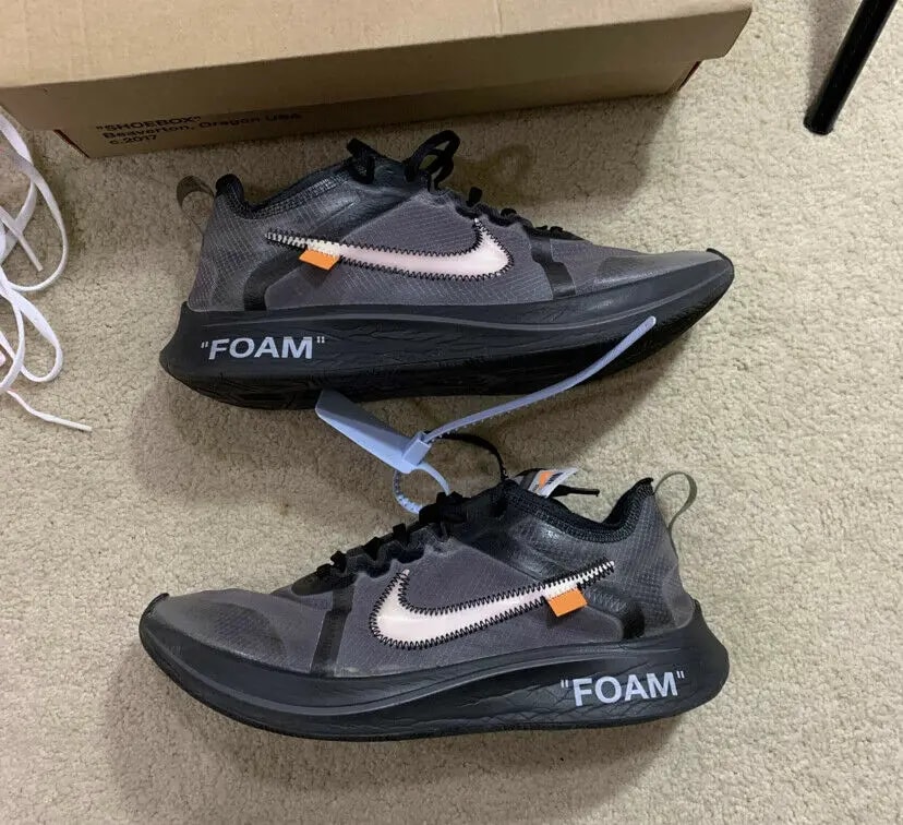 Giày Nike Off-White x Zoom Fly SP 'Black' AJ4588-001 — ảnh 2