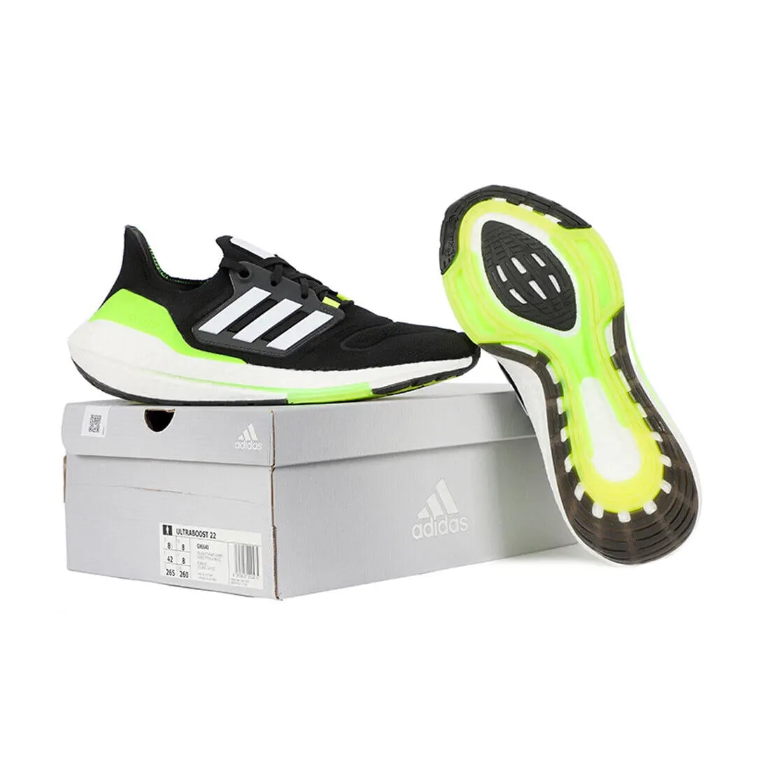Giày Adidas UltraBoost 22 'Black Solar Green' GX6640 — ảnh 3