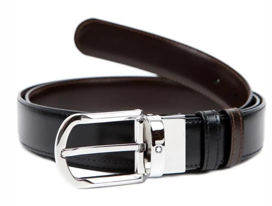 Thắt Lưng MontBlanc Reversible Leather Men's Belt 111080 — ảnh 3