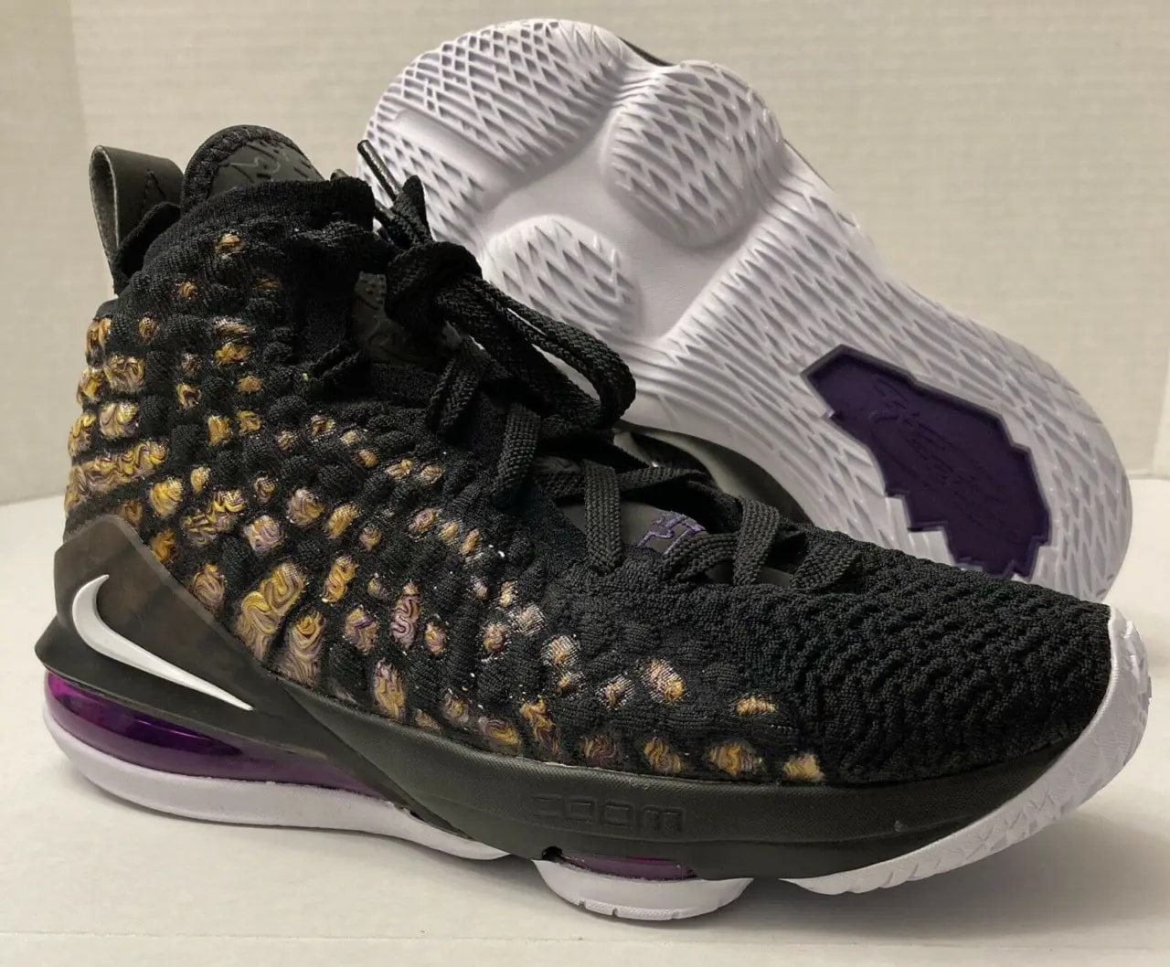 Giày Nike LeBron 17 BG 'Lakers' BQ5594-004 — ảnh 4