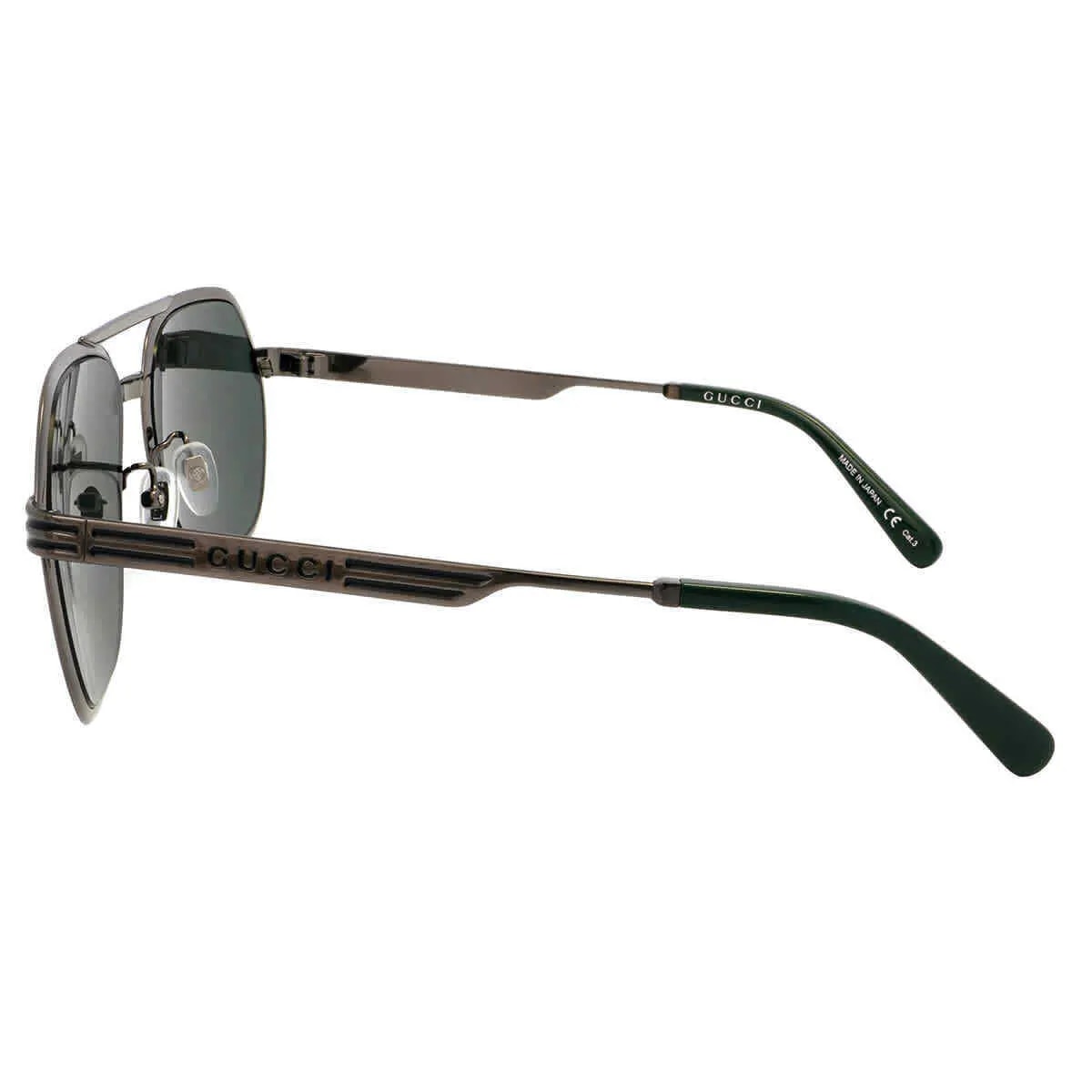 Kính Gucci Navigator Men's Sunglasses 'Green' GG0981S-002-60 — ảnh 2