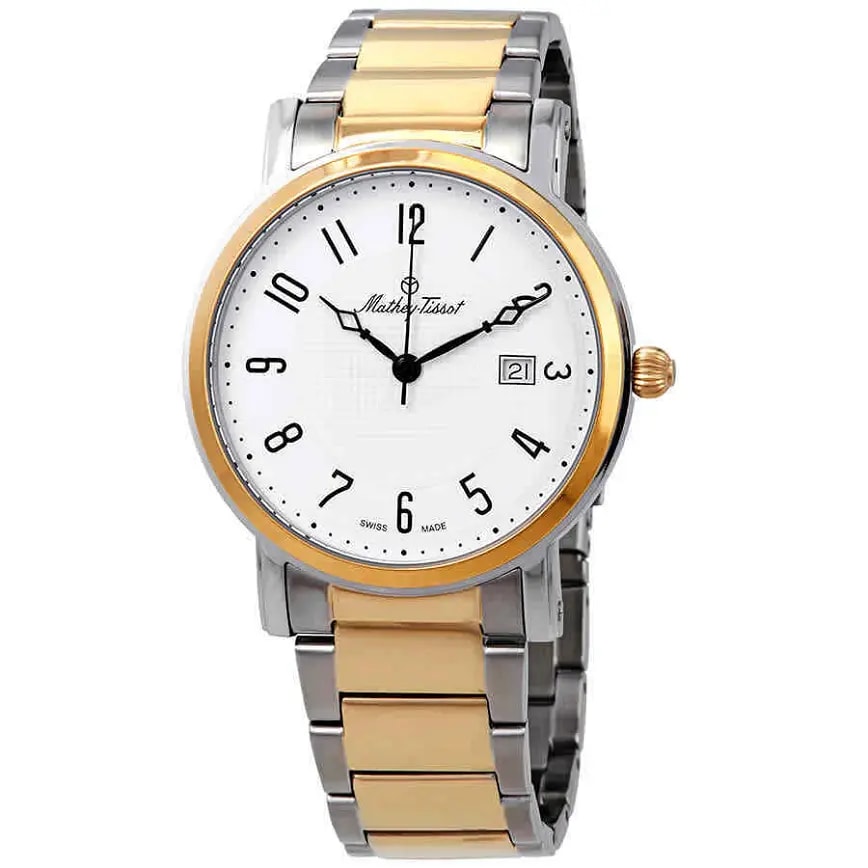 Đồng Hồ Mathey Tissot City Metal 'White' HB611251MBG — kich-thuoc: 42mm