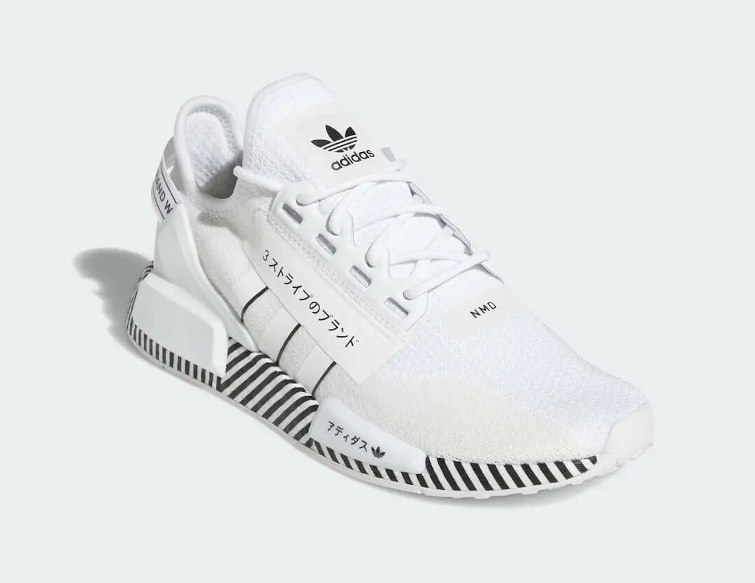Giày Adidas NMD R1 V2 J Dazzle Pack Cloud White FY2108 — ảnh 3