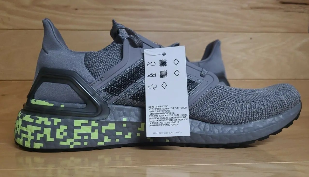 Giày Adidas UltraBoost 20 ‘Grey Digital’ EG0705 — ảnh 5