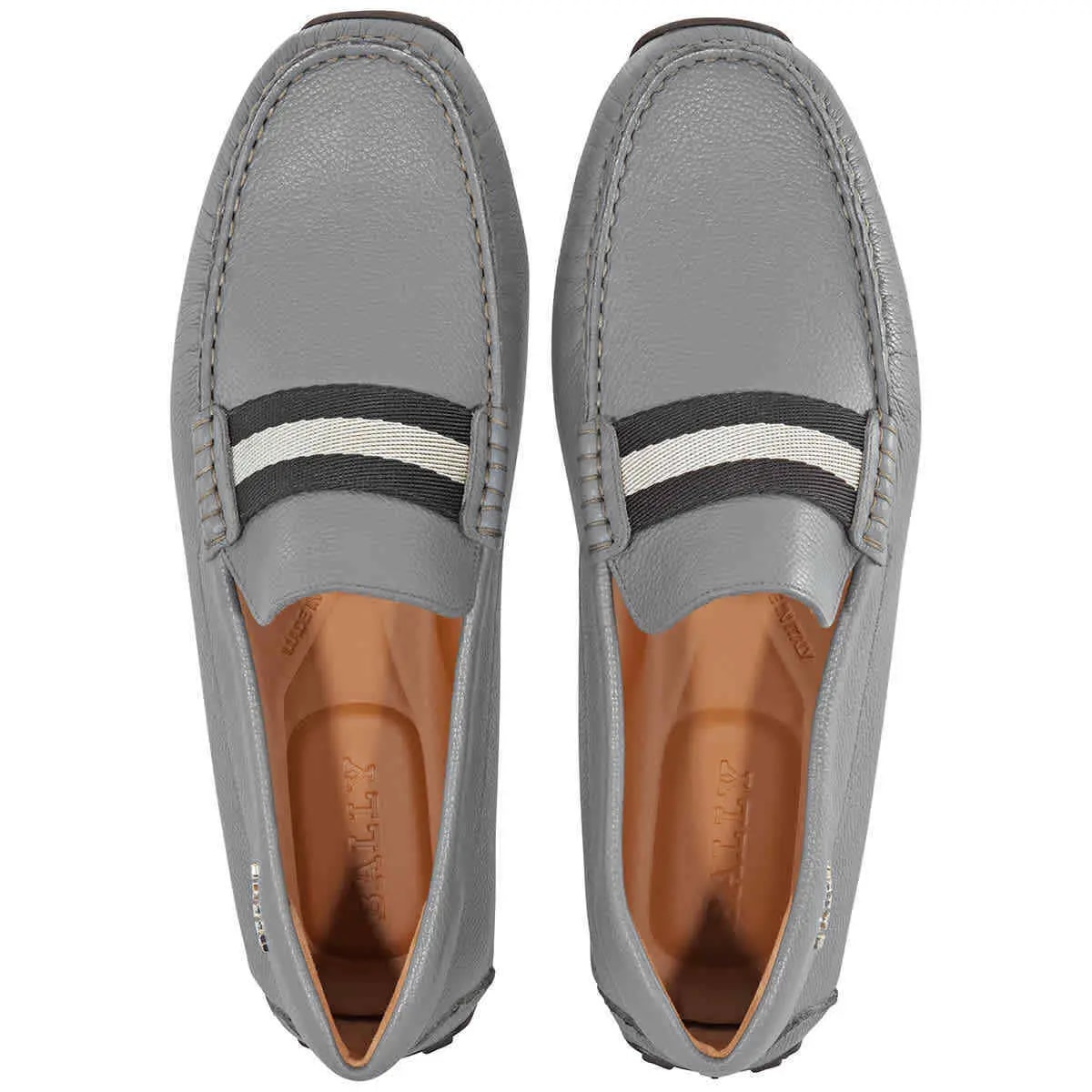 Giày Bally Pilot Garconne Leather Loafers 'Grey' 6222963 — ảnh 3