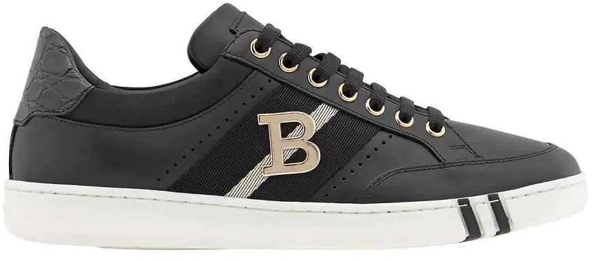 Giày Bally Wilsy Leather Low-Top 'Black' 6231623 — kich-thuoc: lien-he-order